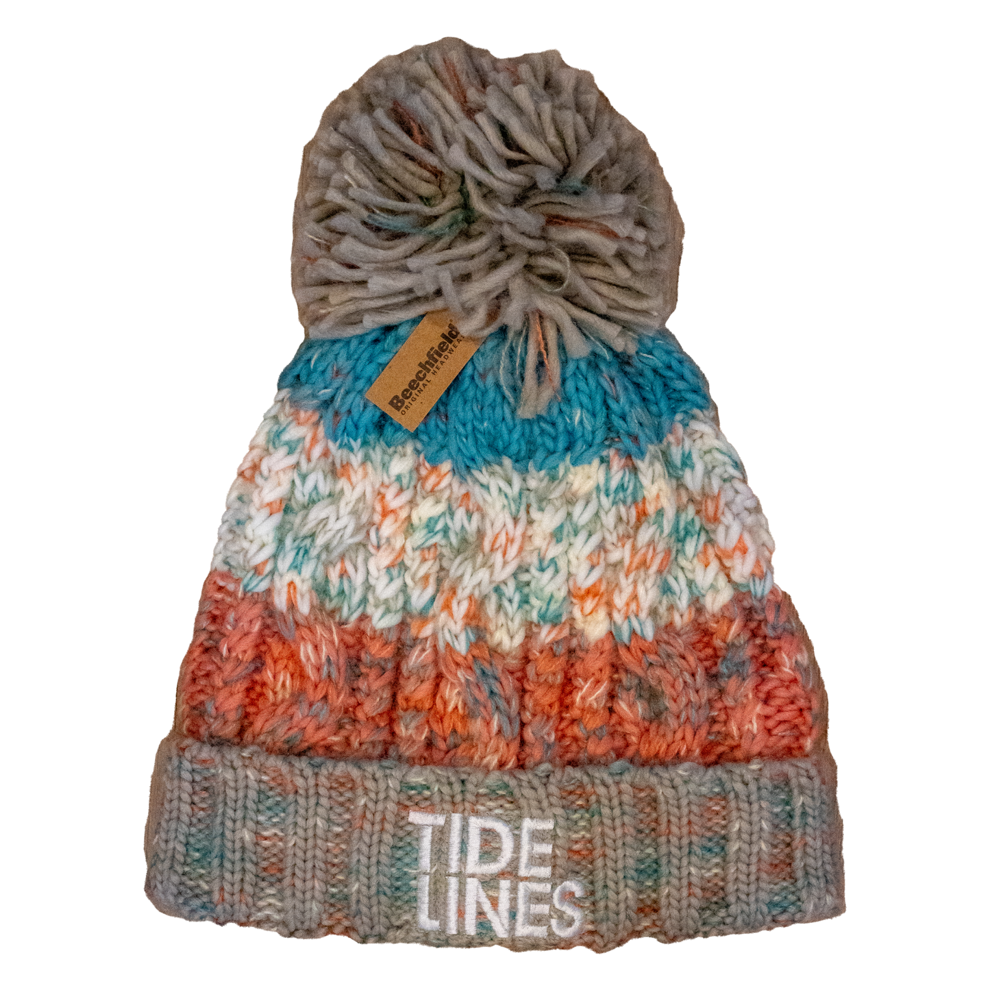 Tide Lines Bobble Hat