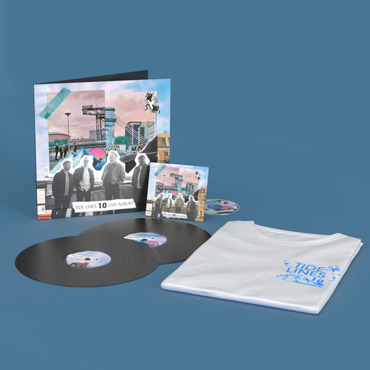 Tide Lines - 10 (Live Album) | SIGNED CD + DOUBLE VINYL + TEE