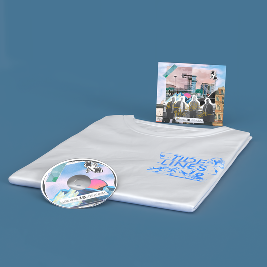 Tide Lines - 10 (Live Album) | SIGNED CD + TEE
