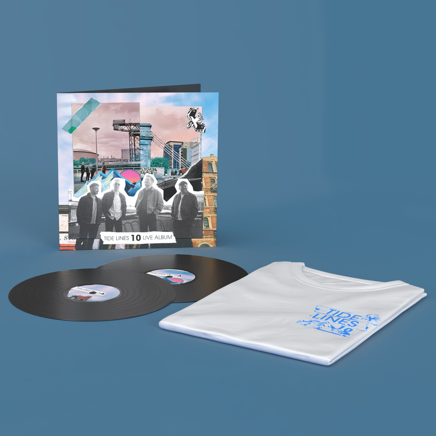 Tide Lines - 10 (Live Album) | DOUBLE VINYL + TEE
