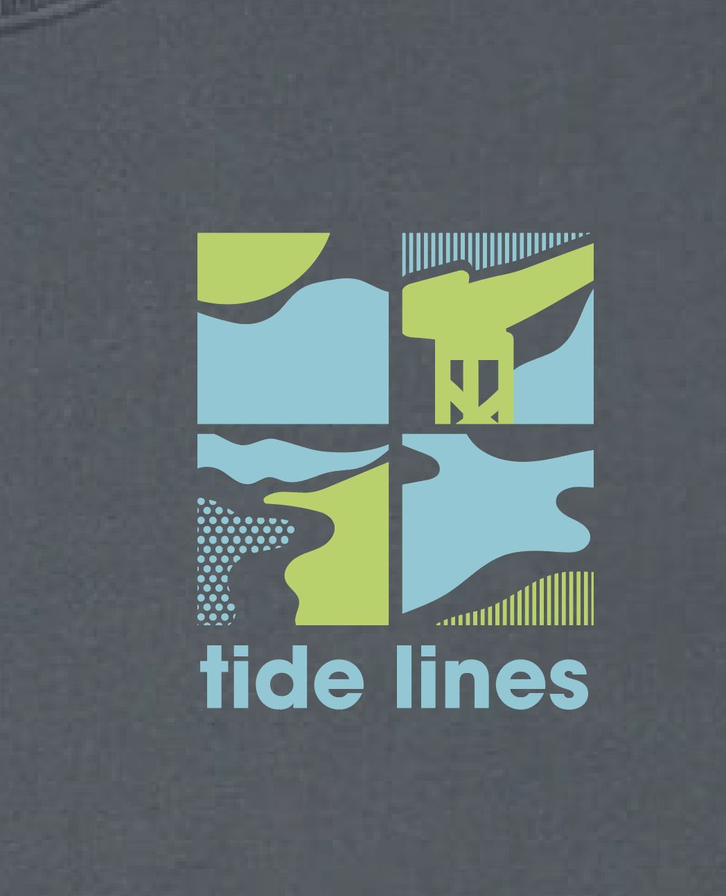 Tide Lines | 4 Panel Collage Sweatshirt