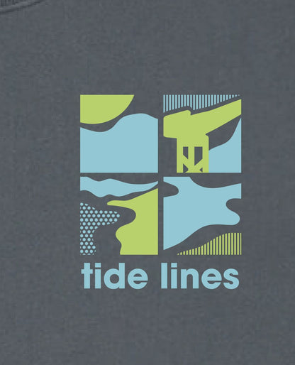 Tide Lines | 4 Panel Collage Sweatshirt