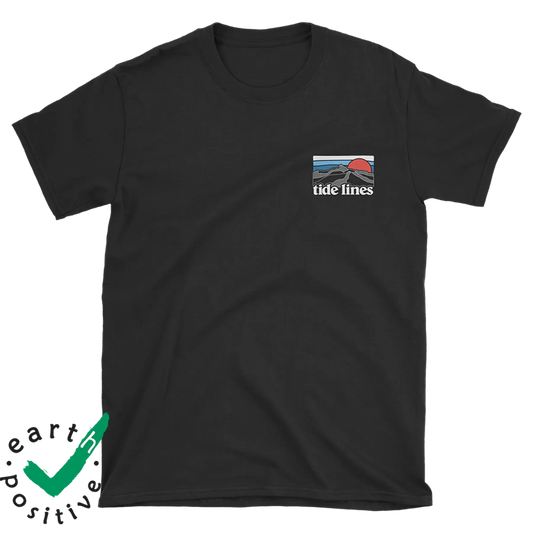 Tide Lines T-Shirt | Black